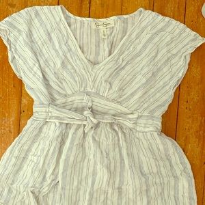 Jessica Simpson Maternity Linen top medium